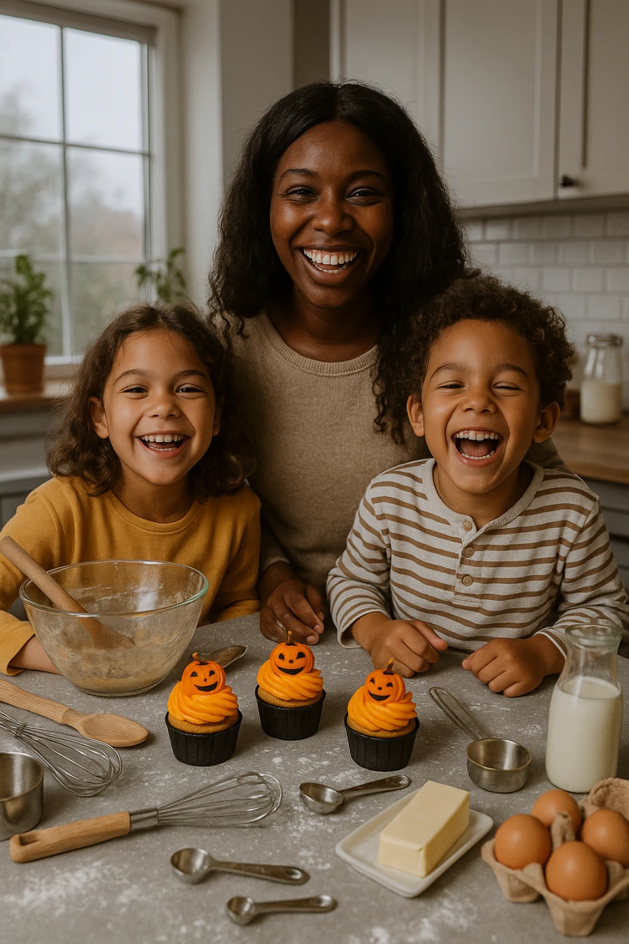 Samen lekker pompoen muffins maken