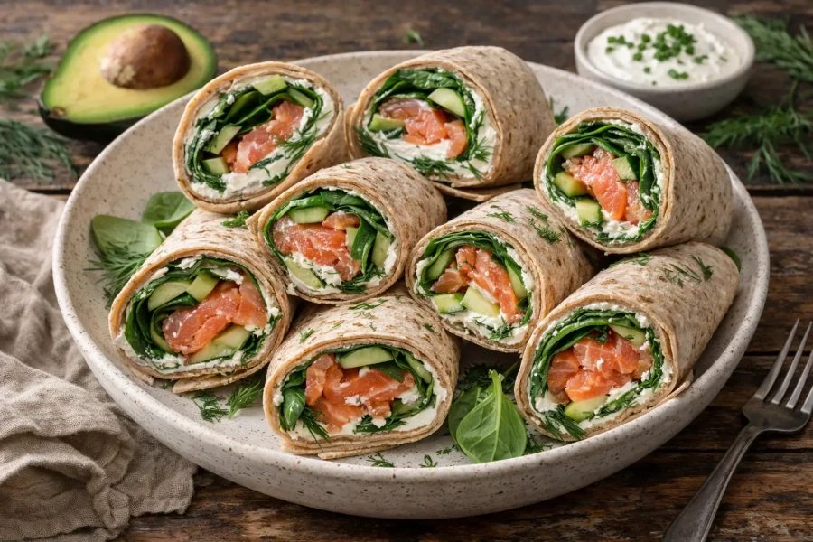 Gezond, lekker en snel klaar: Gezonde wraps met zalm en roomkaas | My Daily Favorite