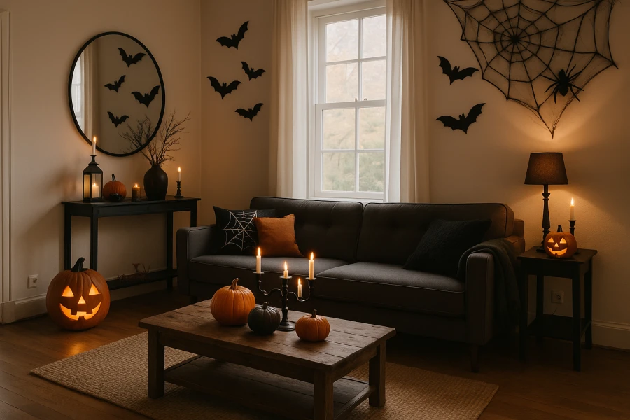 Halloween in huis