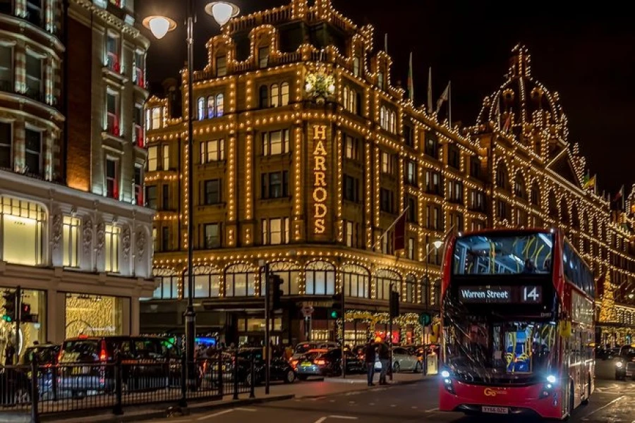 Kerstshoppen in Londen