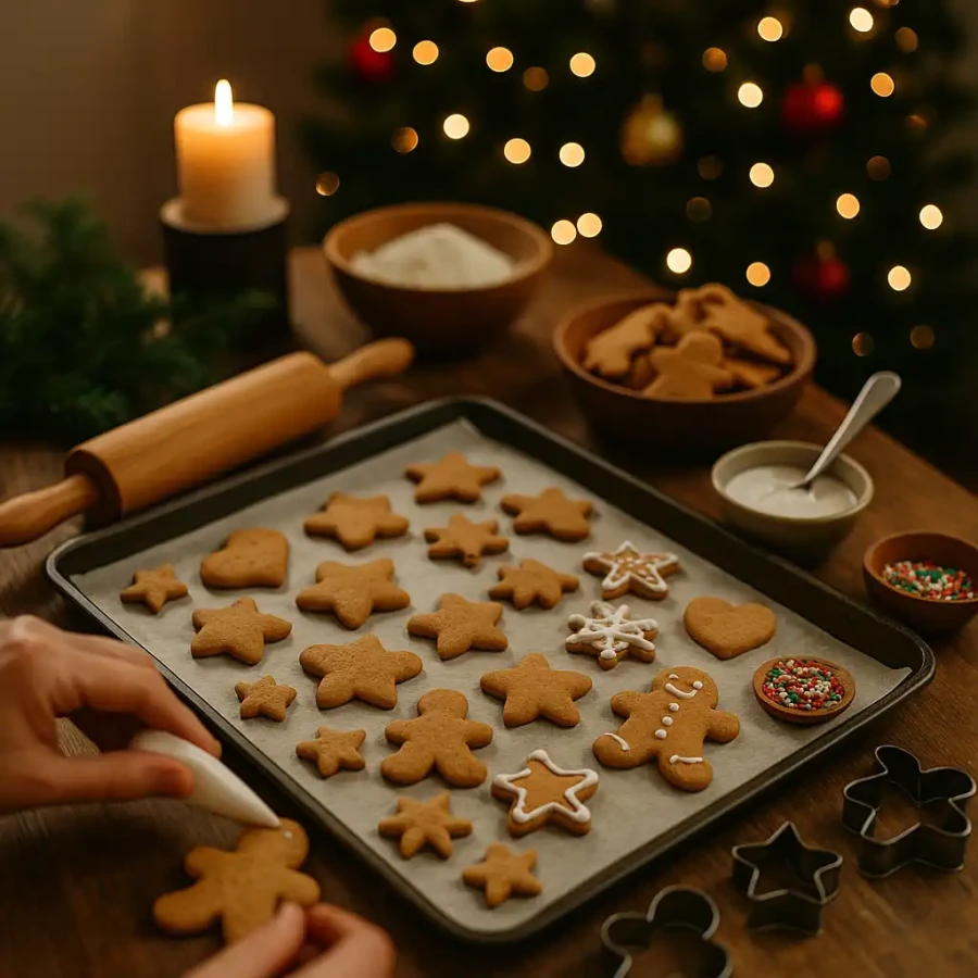 Kerstkoekjes bakken