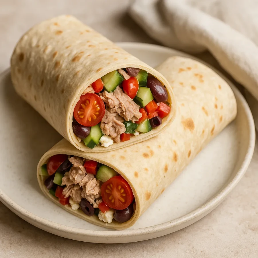 Mediterrane tonijnwrap - My Daily Favorite