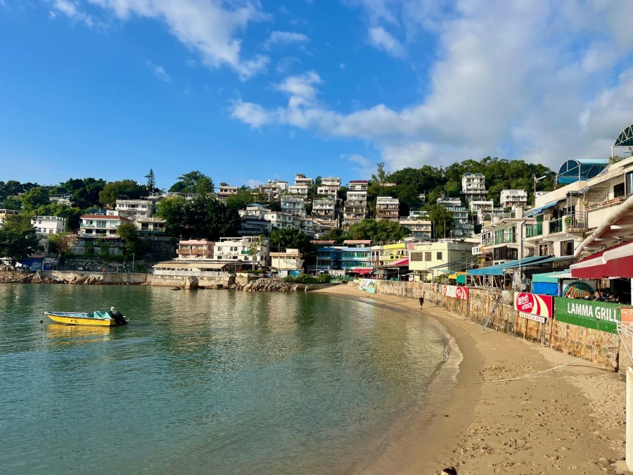 Fietsen op Lamma Island Hongkong