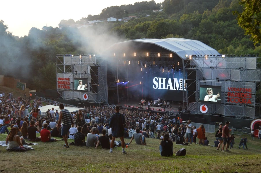 Kamperen op een festival