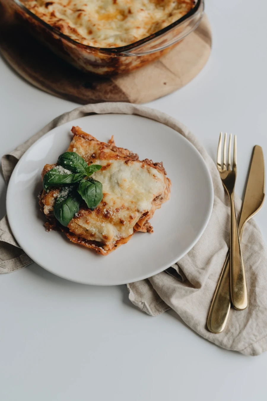 Vegetarische groente lasagna
