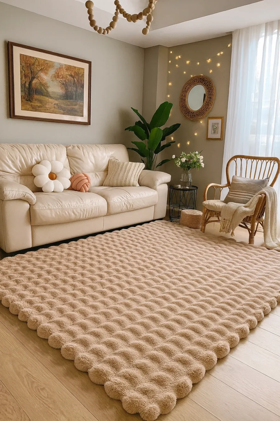 Pompon vloerkleed - My Daily Favorite