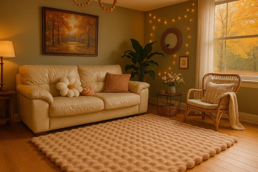 Pompon vloerkleed - My Daily Favorite