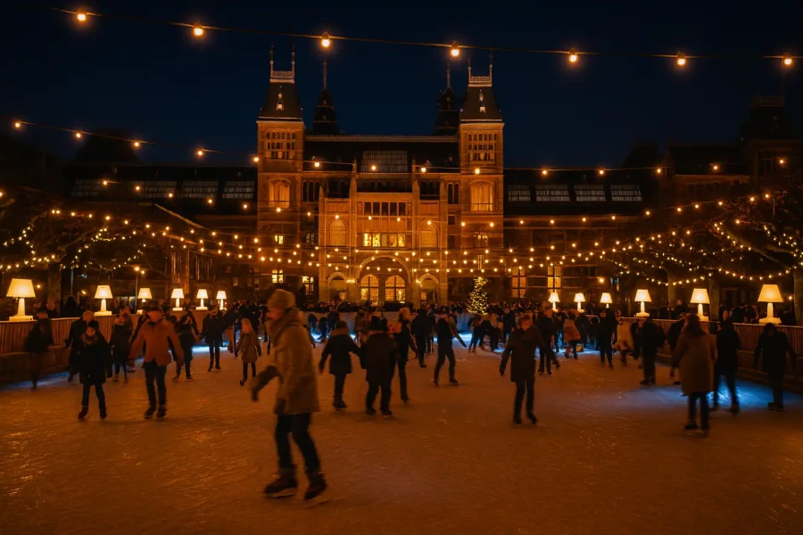 Schaatsen op het Museumplein in Amsterdam | My Daily Favorite