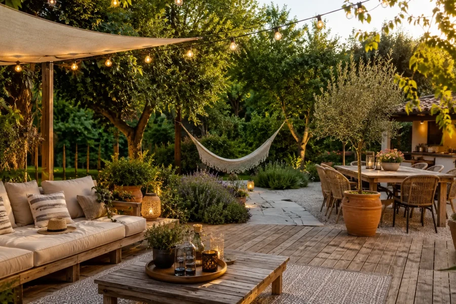 Op vakantie in je eigen tuin
