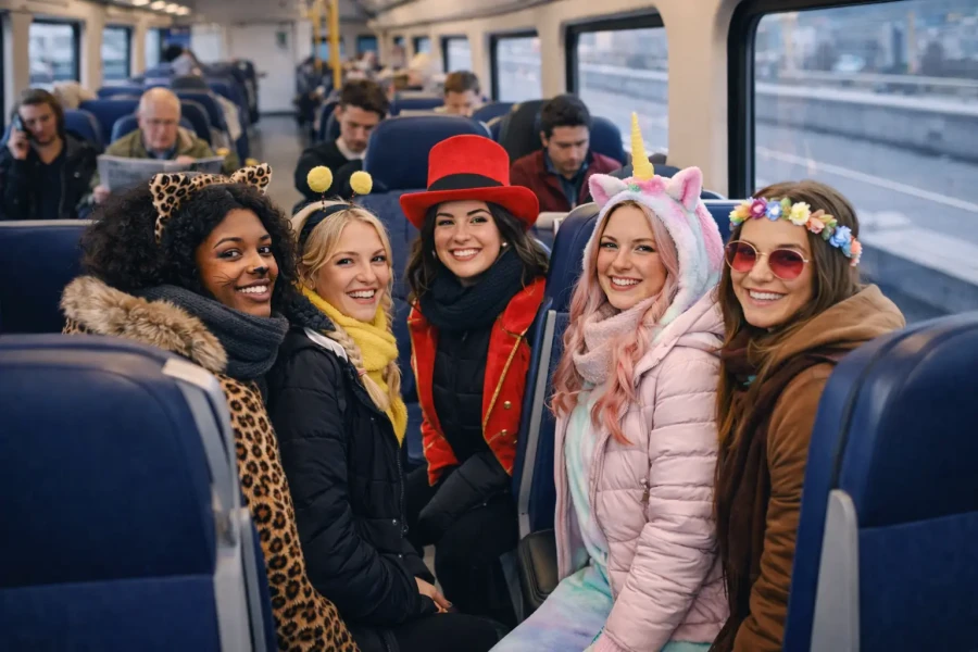 Met de trein naar carnaval | My Daily Favorite